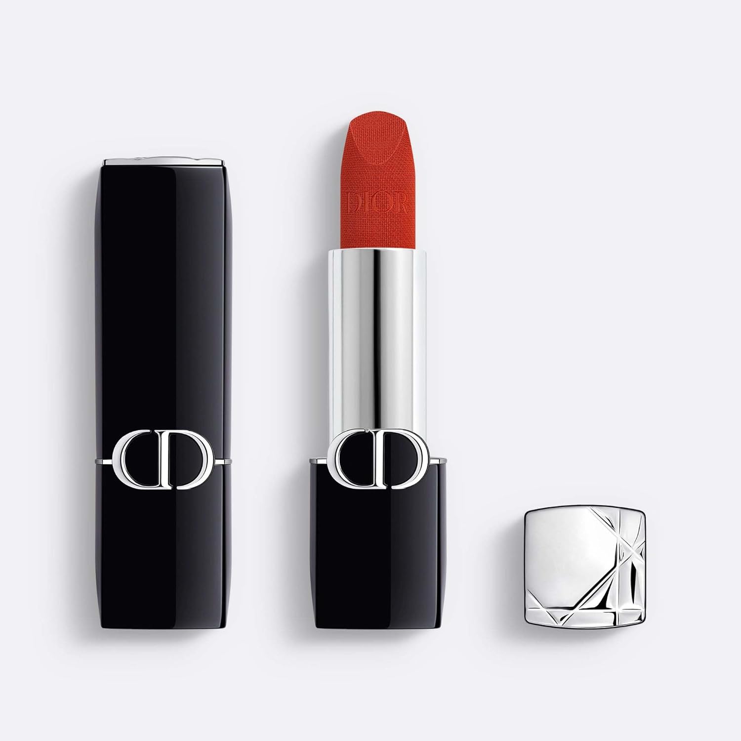 Dior Rouge Couture Colour Lipstick Floral Lip Care 777 FAHRENHEIT VELVET Brand: Dior