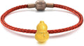 CHOW SANG SANG 999 24K Solid Gold Gourd (Wulu) Auspicious Charm Bracelet for Women 86335C