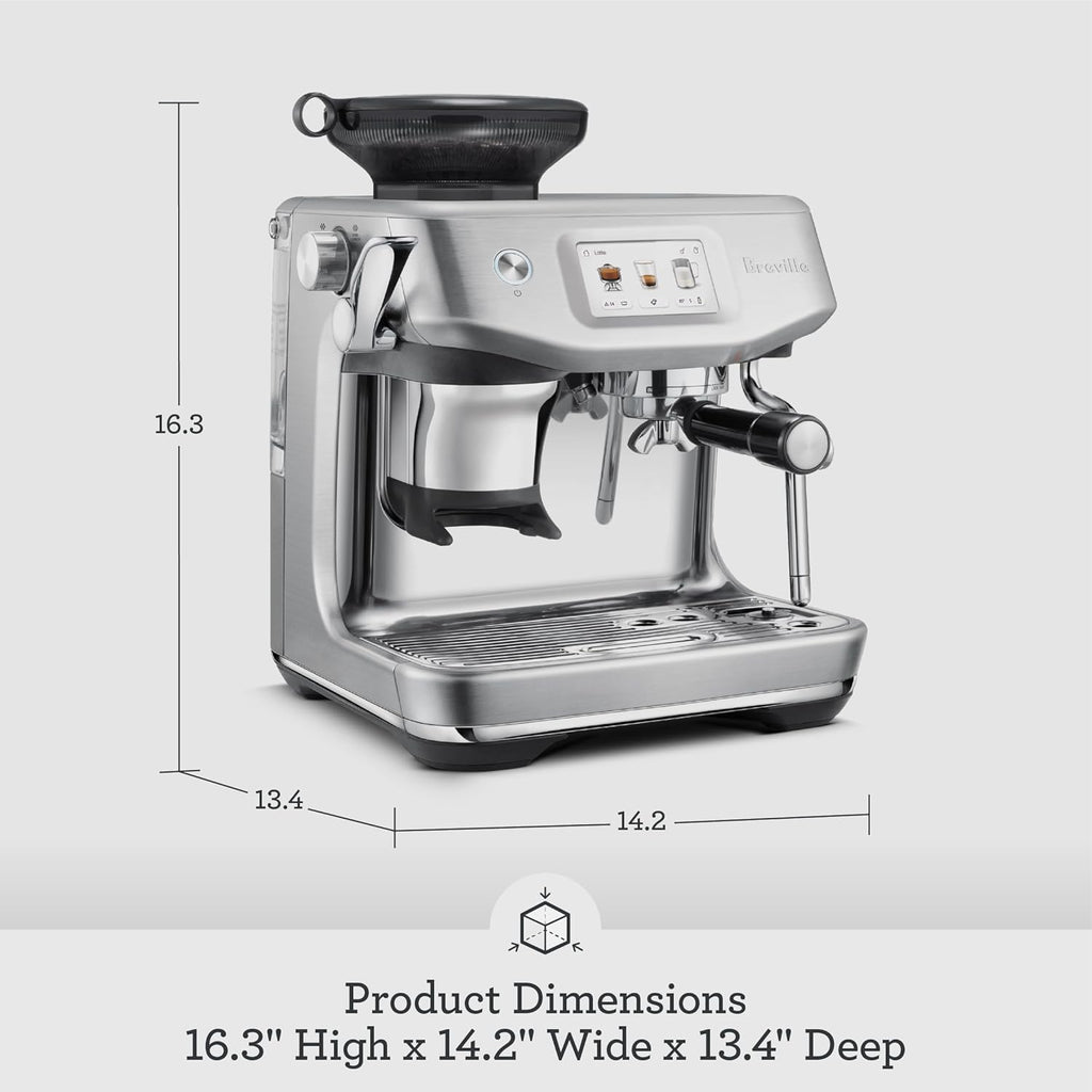 Breville Barista Touch Impress Espresso Machine BES881BSS, Brushed Stainless Steel